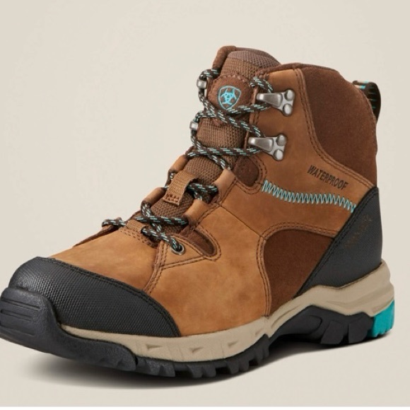 Ariat Skyline Mid H2O stable shoes Leather Boot Size 8 B Waterproof Hiking - Picture 1 of 12